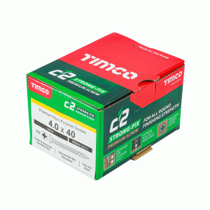 C2 Strong Fix Wood Screw Box- Yellow