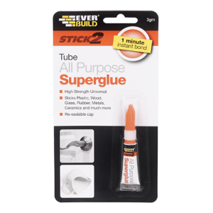 Stick 2 All Purpose Superglue Tube Everbuild