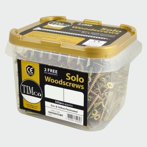 Solo Wood Screw Tub - Yellow