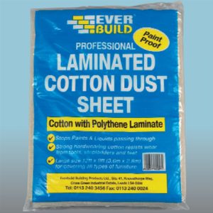 Laminated Cotton Dust Sheet 12x9 Everbuild