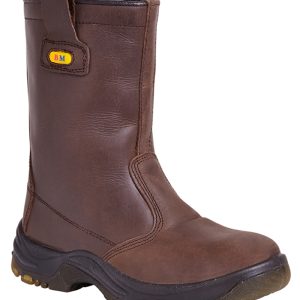 BIGMAN Brown Safety Rigger Boot