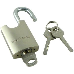 40mm Concealed Shackle Chrome Padlock