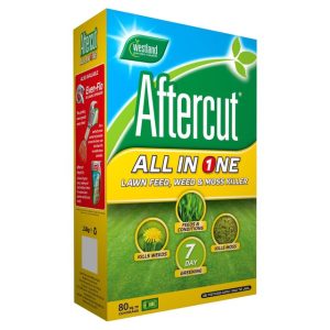 Aftercut All In One Lawn Feed, Weed & Moss Killer 2.8kg