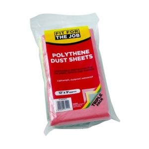 12' x 9' Polythene Dust Sheets