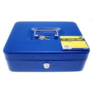 10" Metal Cash Box
