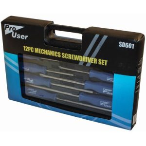 12 pc Mechanics Screwdriver Set