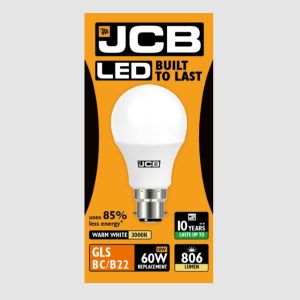 JCB LED Opal 10w B22 Warm White