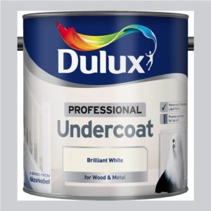 Dulux Professional Undercoat 2.5L Brilliant White