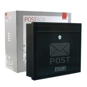 De Vielle Contemporary Built In Black Post Box