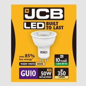 JCB LED GU10 5w Warm White