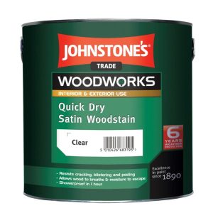 Johnstone's Quick Dry Satin Woodstain 2.5lt