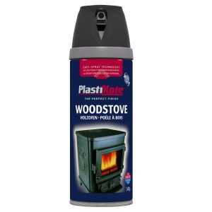 Plasti-kote Woodstove Spray Paint 400ml