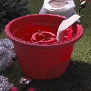 42cm Christmas Tree Tub Stand Whitefurze