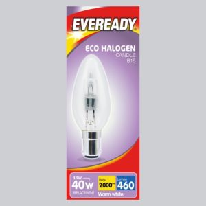 Candle B15 Clear SBC 33w