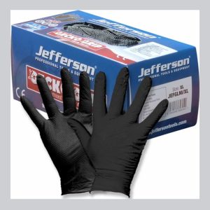 Nitrile Gloves Black Jefferson