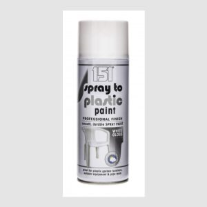 400ml Spray To Plastic Paint White gloss 151