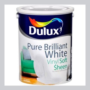 Dulux Soft Sheen B/White 5 Litre