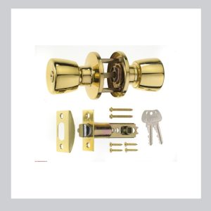 Securit Brass Entrance Lock Set with 3 Keys 60mm/70mm