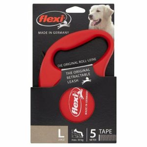 Flexi Flexible Large Dog Lead 5 Meter Tape. Max 50 Kg