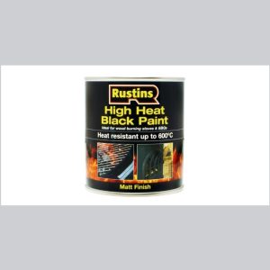 Rustins High Heat Paint Black