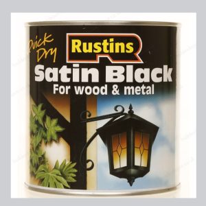 Rustins Quick Dry Satin Black
