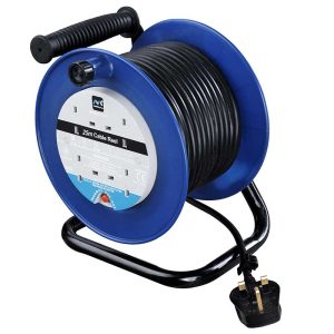 Masterplug 25m 4 Socket 13 Amp Cable Reel