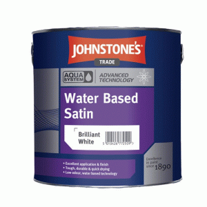 Johnstone's Aqua Water Based Satin B/White