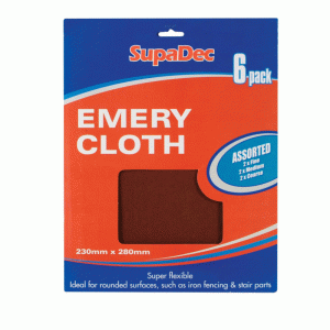 6pc Emery Cloth Paper Supadec