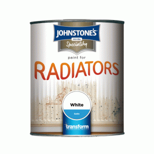 Johnstone's Paint For Radiators - White Satin
