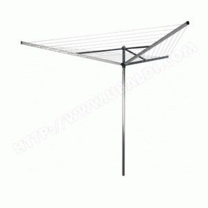 Brabantia Rotary Essential Airer 3 Arm, 35mm Ground Tube 30m