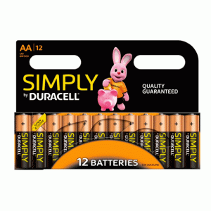 Duracell Simply Batteries 12 Pack AA