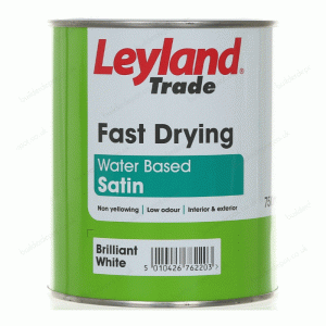 Leyland Trade Fast Drying Satin B/White 750ml