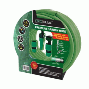 Proplus Premium Green Braided Fitted Hose 15mt