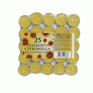 Price's Candles Tealights Pack 25 Citronella