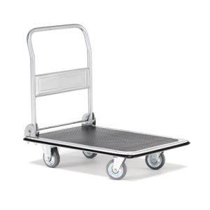 Platform trolley with folding handle, 300kg load Bentley