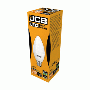 JCB LED Candle 6W B22 Boxed