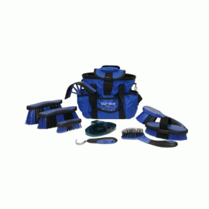 Bentley Equestrian Horse Cleaning Kit Blue