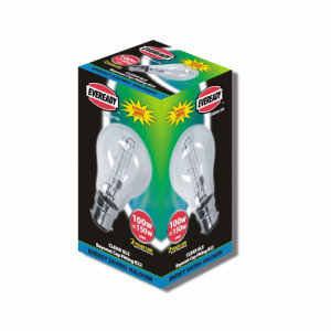 Eveready Gls 100w BC (150w equ)