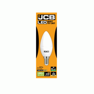 JCB Led Candle 250lm Opal 3w E14 Warm White