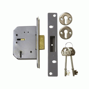 Era Viscount 5 Lever Mortice Deadlock Finish: Brass Effect 63mm