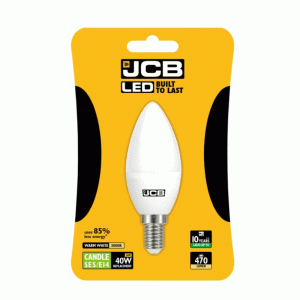 JCB Led Candle 470lm Opal 6w E14 Warm White