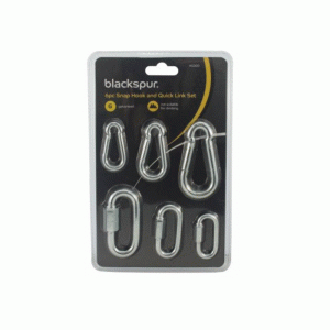6pc Snap Hook & Quick Link Set