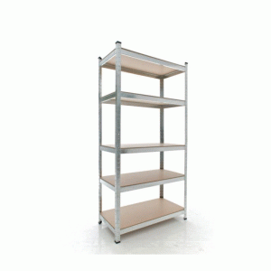 1.78mt Galvanised Steel 5 Tier Shelving Unit Blackspur SU130