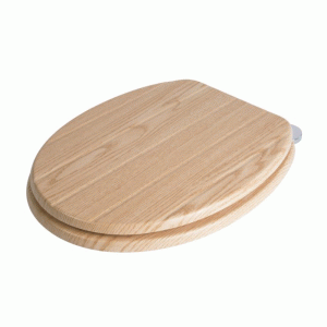 Croydex Geneva Flexi Fit Toilet Seat - Oak Effect