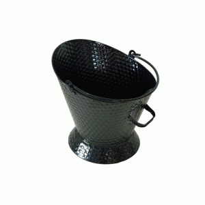 DeVielle Waterloo Bucket Black Weave Effect 16 Inch