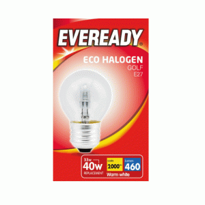 Eveready Eco Golf E27 Clear ES 33w
