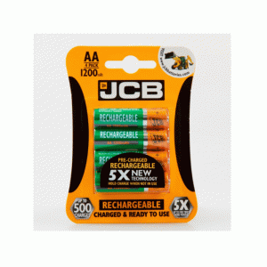 JCB Rechargable AA 1200mAh pk 4