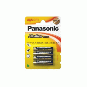 Panasonic Alkaline AAA Pack 4