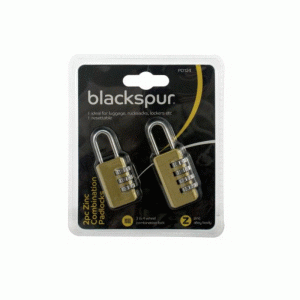 2Pc Combination Padlock Blackspur