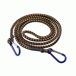 24" Bungee Strap With Carabiner Hook Blackspur